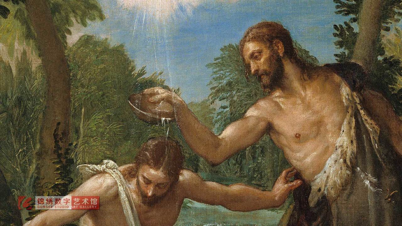 锦绣画屏 The Baptism of Christ